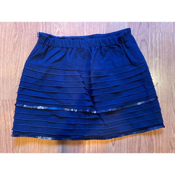 Girls Size 8 Nicholas & Bears Blue Beaded Lined Skirt - Picture 3 of 3